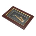 thumbnail image 1 of Ornement d'Instrument, Mini Saxophone Vif Attrayant Mini Saxophone Moule à Musique Miniature Conçu sur Mesure, 1 of 9