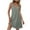 Gray—Clearance, variant on Fartey Summer Dresses for Women 2025 Eyelet Casual Loose Sleeveless Sundresses Slim Fit Solid Color V Neck Tank Dresses with Pockets Blue S