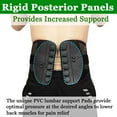 thumbnail image 3 of Insunen Lumbar Orthosis for Lower Back Pain, Spine Sport Back Brace for Men & Women (Black/X-Large), 3 of 8
