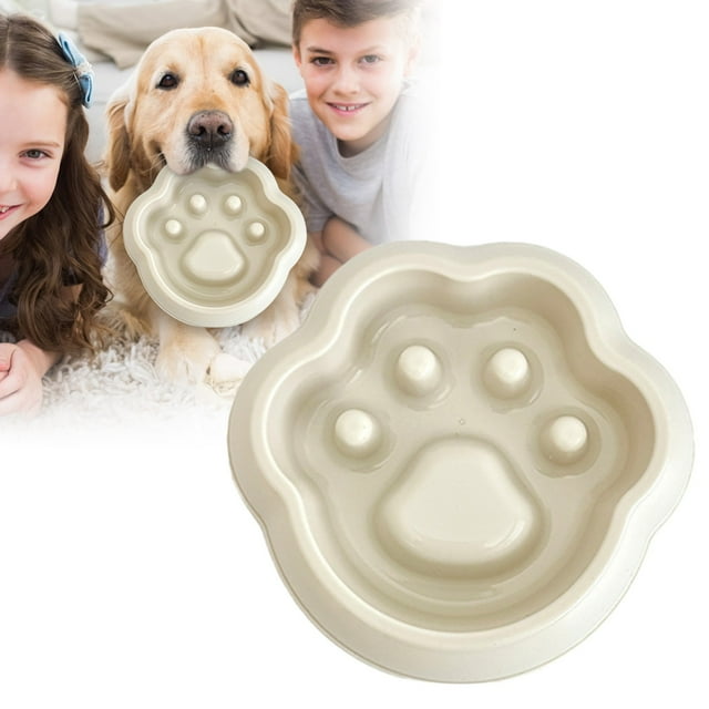 Slow Feeder Bowl For Interactive Mealtime Puzzle Durable Dish Quiet Indoor Use Pet Feeding Solution For Cats And Dogs
