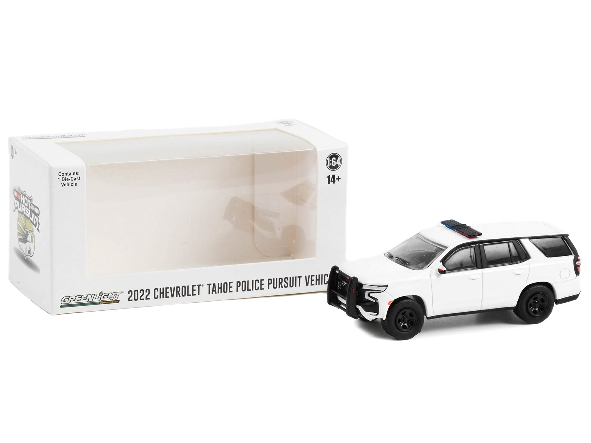 GreenLight Chevrolet Tahoe Police Pursuit Vehicle 1/64 - Walmart.com