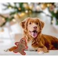 thumbnail image 4 of Jouet pour Chien en Peluche Brun et Rouge, 4 of 5