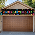 thumbnail image 5 of Colorful Graduation Banner Kindergarten Grad Decorative Caps Diplomas Backdrop for School Ceremony Kids Party Celebration, 5 of 8