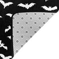 Area Rugs, Bat halloween doodle cool black Washable Large Rugs for ...