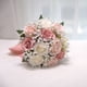 thumbnail image 4 of Nvzi Ramos de boda para novia - Ramos de novia para novia - Flores artificiales de seda color morado y rosa champán para bodas, iglesias, hogares, propuestas, accesorios de decoración, 4 of 5