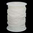 thumbnail image 6 of Dekaim Cadena de Perlas de imitación 4 mm 25 m Cadena de Perlas de imitación de Doble Fila Ropa Zapatos Material Accesorios de Ramo de Boda(Blanco), 6 of 8