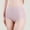 3-Rose Gold, variant on YWDJ Breathable Lightweight High Waist No Show Fashion Breathable Soft Stretch Panties High Waisted Briefs Beige 2XL