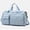 Light Blue#720, variant on Cadorn Nylon Waterproof Duffel Bag with Wet-Dry Compartment, Large Capacity Gym Travel Bag for Swimming, Sports, and Outdoor Adventures