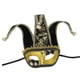 thumbnail image 4 of Máscara de disfraz de Halloween, decoración para fiestas, cómoda funda facial para festivales y bares. Oro, 4 of 9