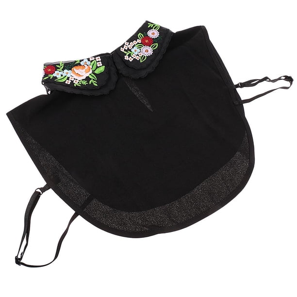 Cuellos postizos desmontables Peter Pan para mujer - Estilo 2 - Negro, como se describe Styel 2-Black