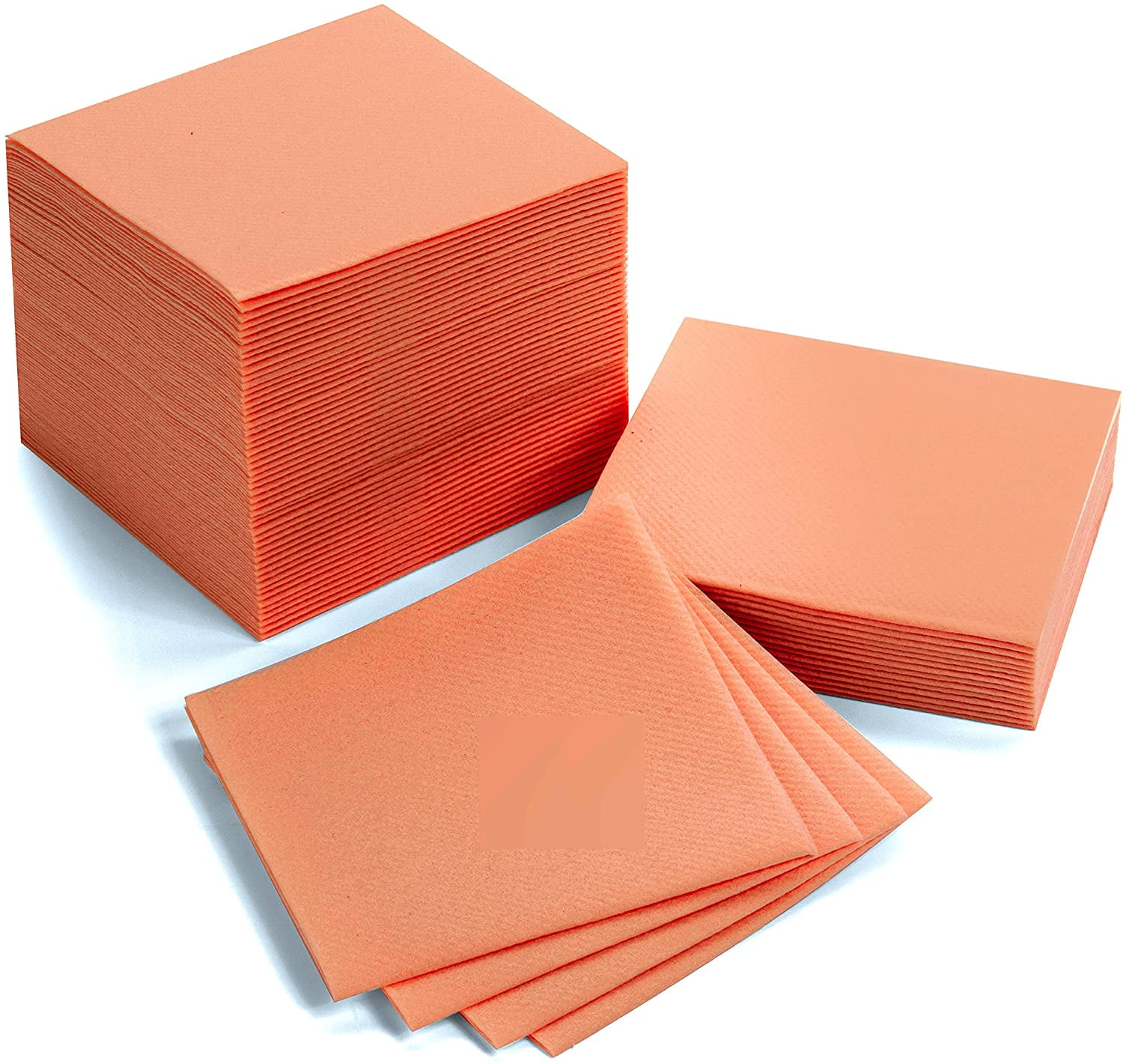 Cocktail Napkins Small 4”x4” LinenLike Disposable Beverage Bar Napkins Bulk Square Napkins