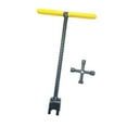 thumbnail image 4 of Llave de medidor de agua de 4 vías para grifos de desagüe subterráneos 12 pulgadas amarillo, 4 of 8