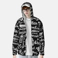 thumbnail image 4 of Balery Pasta Bacon Men's Women's UPF 50+ Sun Protection Lightweight Hoodie Performance Long Sleeve Shirt for Fishing Running-X-Large, 4 of 9