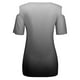 thumbnail image 5 of Elegante mujer cuello redondo impresión manga corta camiseta blusa Tops sudadera OAVQHLG3B Store lin121212, 5 of 5