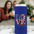thumbnail image 5 of Fourth of July Accessories Love America Pop Art Royal Blue 2-Pack Ultra Slim Can Thermocoolers, 5 of 8