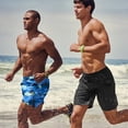 thumbnail image 3 of COOFANDY Men Bathing Suit Swimwear Square Leg Chubbies Sexy Elastic Board Short, 3 of 5