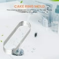 thumbnail image 4 of 10 Pack Oval Tart Ring Perforated Baking Ring Pastry Ring Stainless Steel Cake Tart Mold Rings Baking Tart Ring, 4 of 8