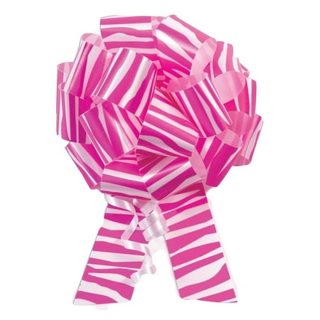 10 5 pink zebra print pull bow pew bows wedding decorations christmas gift wrap - Christmas Zebra Decorations 10 5 pink zebra print pull bow pew bows wedding decorations christmas gift wrap - Christmas Zebra Decorations