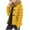 Yellow, variant on Hueook Winter Warm Down Jackets for women Plus Size Zip Up Casual Winter Mid-length Windproof with Pockets Quilted Puffer Thin Jacket Coat Outwear Tops