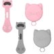 thumbnail image 1 of Paquete de 4 suministros para latas de comida para mascotas, juego de cubiertas de silicona para latas de mascotas, tapas y cucharas para latas de comida para perros y gatos TUNC Sencillez, 1 of 5