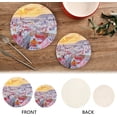 thumbnail image 4 of GZHJMY Prague at Christmas Trivets Pot Holders Set of 2, Hot Pads, Table Mats,Placemats Set for Cooking and Baking, Cotton Braided Hot Pads, 7.09"+9.45", 4 of 7