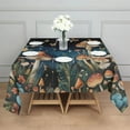 thumbnail image 3 of Colorful Mushroom Eye Black Pattern Square Tablecloth,Waterproof Square Table Cover,Wipeable Spillproof Washable Table Cover for Home Kitchen Party Decor 60"x60"(152x152cm), 3 of 6