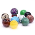 thumbnail image 5 of Bola de piedra de 40 mm, amatista natural, ojo de tigre, fluorita, cristal curativo, wicca, esfera de masaje, piedra preciosa energética, globo de cuarzo, decoración del hogar, 5 of 5