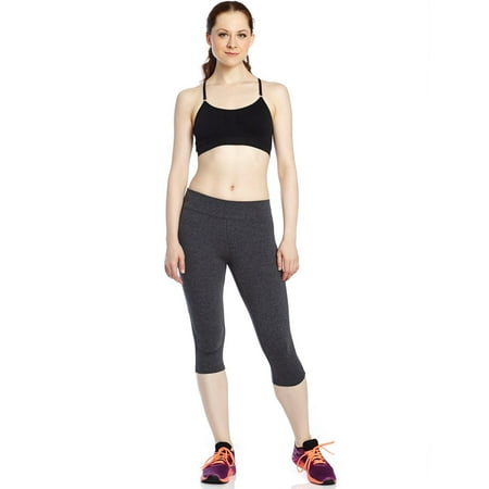 Leveret Women's Pants Cotton Yoga Capri Pants Workout Legging (Size (Best Leg Workouts For Women)