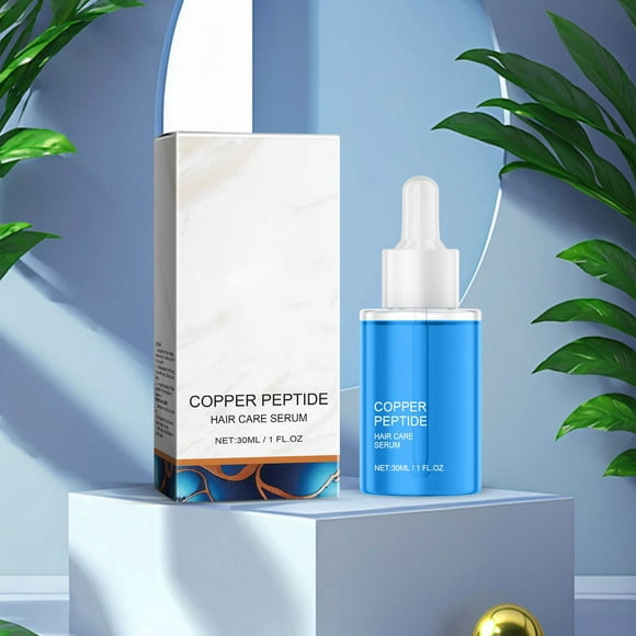 Esencia de cuidado capilar con péptidos de cobre para la caída del cabello y la calvicie 30 ml, lo esencial