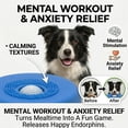 thumbnail image 5 of Interactive Dog Lick Bowl with Ball - 1 Cup Slow Feeder & Lick Mat Alternative Puzzle Toy for Liquid Treats, Blue, 5 of 9