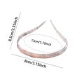 thumbnail image 2 of Bandeau en Plastique Élégant pour Femmes Porte-Lunettes à la Mode Réglable pour Usage Quotidien, 2 of 7