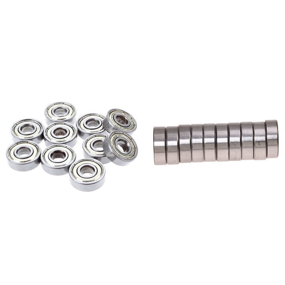 20 Pcs Ball Bearings Deep Groove Ball Bearings, 10 Pcs 626-ZZ & 10 Pcs 608 ZZ,20 x Ball bearings