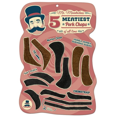 Mr. Moustachio's Five Meatiest Pork Chops of All Time, Fake Sideburn Costume Party