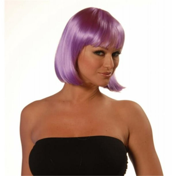 Wicked Wigs 812223010779 Charme Perruque Violette