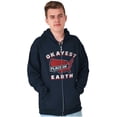 thumbnail image 4 of America Okayest Place on Earth Zip Up Hoodie Men's Women's Brisco Brands S, 4 of 6