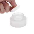 thumbnail image 3 of Unique Bargains 1 Pc Frosted Glass Dispensing Bottle for Bathroom 0.7oz White, 3 of 6