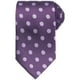 thumbnail image 1 of Corbatas de puntos para hombres INSPIRE CHIC para el Día del Padre, corbata autoajustable de 3.1" de ancho, corbata de satén para bodas, clásica en color púrpura, talla única, 1 of 4