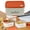 orange, variant on Stainless Steel Food Storage Containers with Lids – Leak Proof & Airtight Snack Containers for Kids, Meal Prep, Freezer Safe crisper bins for refrigerator