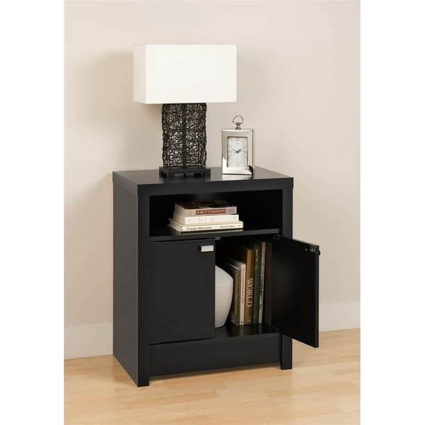 Series 9 Designer 2 Door Tall Nightstand (Espresso)