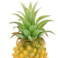 thumbnail image 3 of 1 pieza de fruta artificial, piña, plástico, vitrina, adorno Piña amarilla, 3 of 9