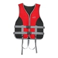 thumbnail image 4 of S SERENABLE Adult Life Vest Sturdy Life Jacket for Rafting Paddle Water Sport Activities red M, 4 of 9