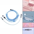 thumbnail image 1 of TPE Metal 7M Cables de de aviación en desmontable -70cm Tipo de torllo Cable de aviación Macarena Cable de espiral en espiral, 1 of 8