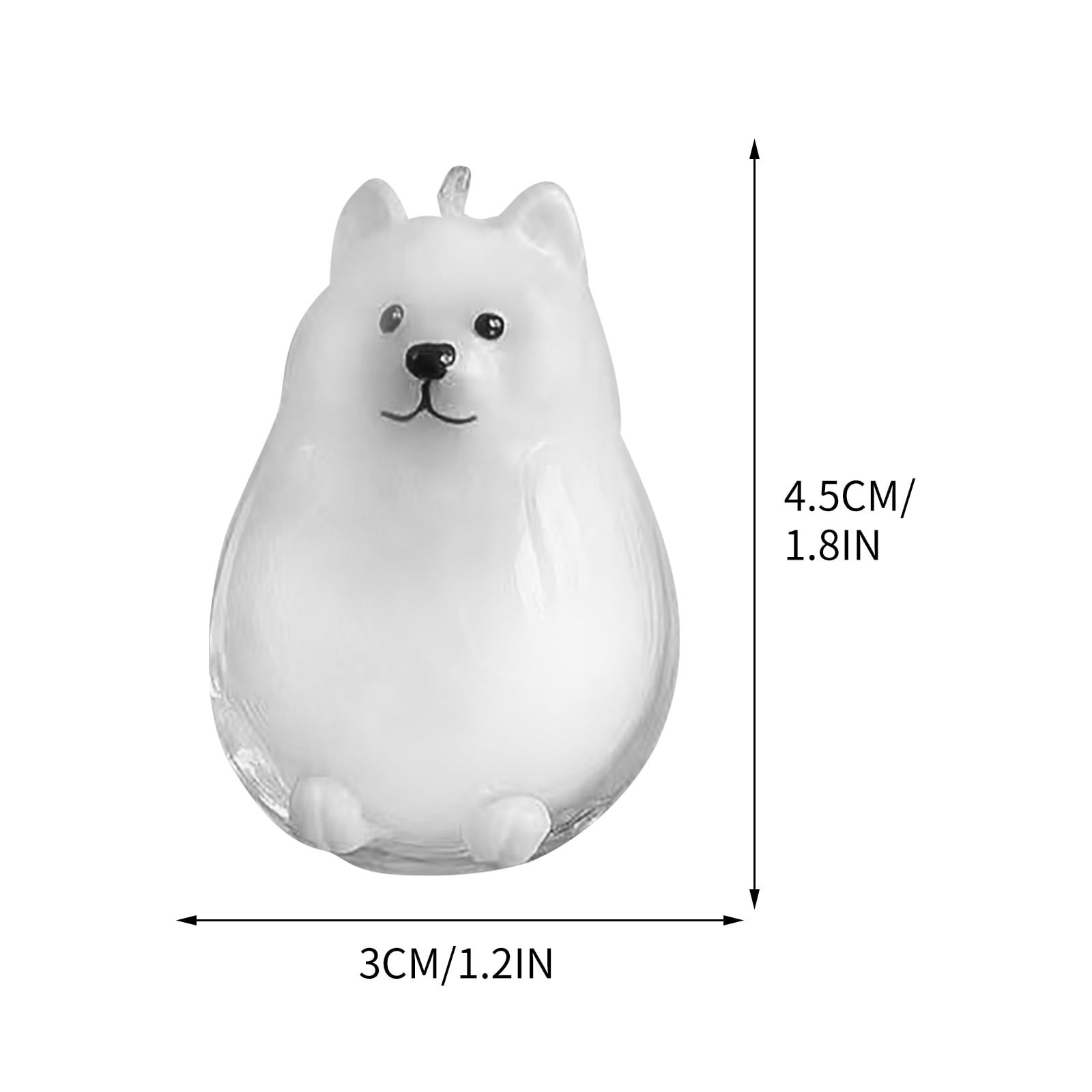 Rkxzt Puppy Pendant,Transparent Pet Keepsake Box with Cute Dog Pendant Decorative Storage for Mementos and Jewelry ecoration Ornaments|Acrylic