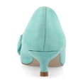 thumbnail image 4 of Journee Womens Orana Pointed Toe Kitten Heel Pumps, Widths Available, 4 of 10