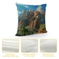 thumbnail image 4 of Nawypu  Zion National Park Utah Crag Throw Pillow Cover USA Pillow Cases Gift for Traveler Friends Pillows Nursery Decor Modern Linen Sofa Pillow Cover for Sofa Chair Car, 4 of 5