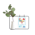 thumbnail image 1 of Vase Suspendu en Verre Transparent avec Drapeau National et Cocotier en Forme de Chameau, 1 of 2