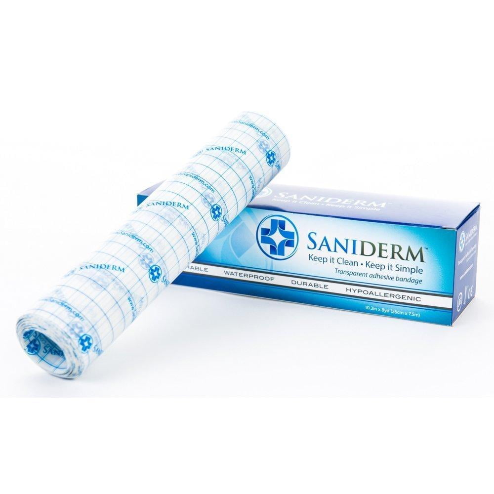 Saniderm Tattoo Aftercare Transparent Adhesive Bandage 10 2 X 8 Yard Roll Walmart Com Walmart Com