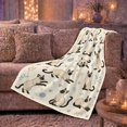 thumbnail image 6 of autumn celebration Siamese Cat Pattern Autumn Cream, Playful Pet Portrait Pattern, Warm Flannel Blanket for Living Room and Bedroom, Cat Lovers autumn celebration Gift, Pet Lover Home Decor, 6 of 9