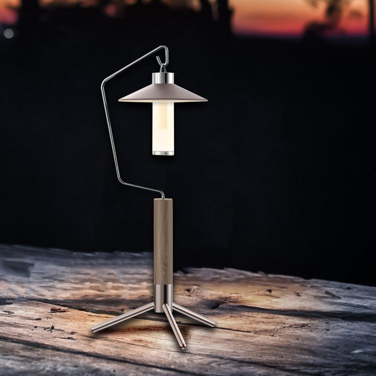 Durable Lantern Stand Table Top Rod Stainless BBQ Collapsible