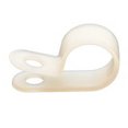 thumbnail image 1 of 34-300-1000 - CABLE CLAMP F 3MM WHITE NYLON  (10 pcs/pkg), 1 of 1